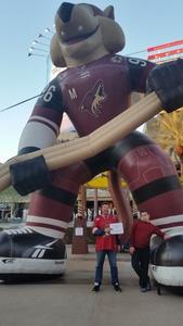 DOUGLAS attended Arizona Coyotes vs. Ottawa Senators - NHL on Oct 30th 2018 via VetTix 