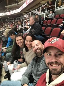 Anthony attended Arizona Coyotes vs. Ottawa Senators - NHL on Oct 30th 2018 via VetTix 