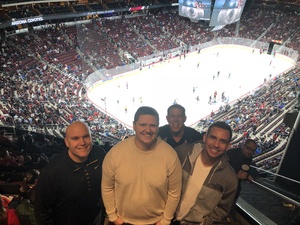 Nathan attended Arizona Coyotes vs. Ottawa Senators - NHL on Oct 30th 2018 via VetTix 