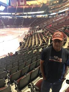 William attended Arizona Coyotes vs. Ottawa Senators - NHL on Oct 30th 2018 via VetTix 