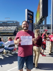Ramon attended Arizona State Sun Devils vs Utah - NCAA Football on Nov 3rd 2018 via VetTix 