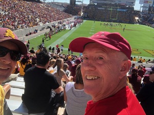 Ron attended Arizona State Sun Devils vs Utah - NCAA Football on Nov 3rd 2018 via VetTix 