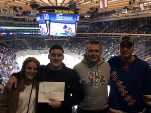 New York Rangers vs. Vancouver Canucks - NHL