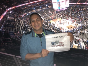 Irving attended Washington Wizards vs. Orlando Magic - NBA on Nov 12th 2018 via VetTix 