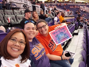 Iolani attended Phoenix Suns vs. Toronto Raptors - NBA on Nov 2nd 2018 via VetTix 