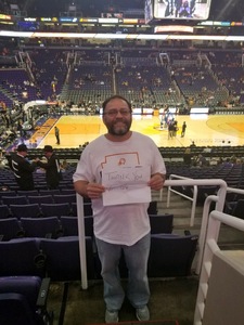 Ramon attended Phoenix Suns vs. Toronto Raptors - NBA on Nov 2nd 2018 via VetTix 