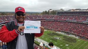 Adrian attended University of Georgia vs. Georgia Tech - NCAA Football on Nov 24th 2018 via VetTix 