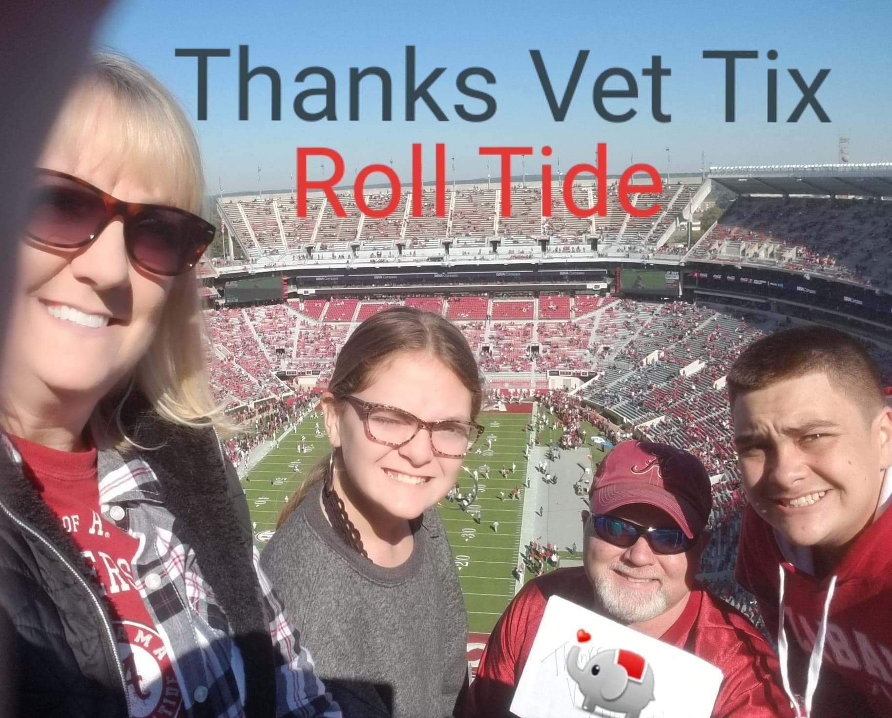 Thank You Messages To Veteran Tickets Foundation Donors