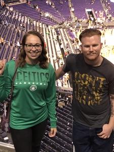 Sarah attended Phoenix Suns vs. Boston Celtics - NBA on Nov 8th 2018 via VetTix 