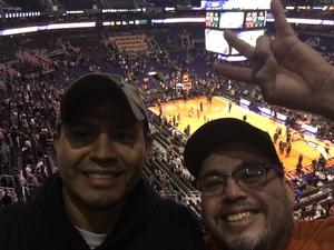 Jesus attended Phoenix Suns vs. Boston Celtics - NBA on Nov 8th 2018 via VetTix 