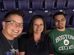 Yvonne attended Phoenix Suns vs. Boston Celtics - NBA on Nov 8th 2018 via VetTix 