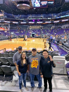Marvin attended Phoenix Suns vs. Boston Celtics - NBA on Nov 8th 2018 via VetTix 