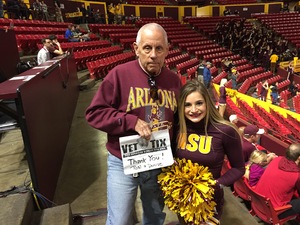 RONALD attended Arizona State Sun Devils vs. USC Trojans - NCAA Women's Basketball on Jan 27th 2019 via VetTix 