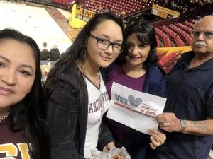 Marsie attended Arizona State Sun Devils vs. USC Trojans - NCAA Women's Basketball on Jan 27th 2019 via VetTix 