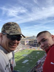 Jonathan attended Lockhead Martin Armed Forces Bowl - NCAA Football on Dec 22nd 2018 via VetTix 