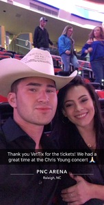 Tyler attended Chris Young: Losing Sleep World Tour 2018 - Country on Dec 1st 2018 via VetTix 