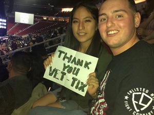 Logan attended Chris Young: Losing Sleep World Tour 2018 - Country on Dec 1st 2018 via VetTix 