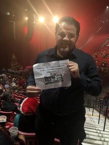Ruben attended Barry Manilow - a Very Barry Christmas! - Adult Contemporary on Dec 13th 2018 via VetTix 