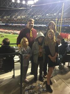 Christopher attended Cheez-it Bowl - California Golden Bears vs. TCU Horned Frogs on Dec 26th 2018 via VetTix 