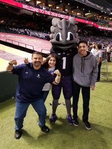 Frankie attended Cheez-it Bowl - California Golden Bears vs. TCU Horned Frogs on Dec 26th 2018 via VetTix 
