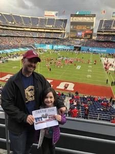 Jeffrey attended 2018 Holiday Bowl - Northwestern vs. Utah - NCAA Football 12-31-2018 on Dec 31st 2018 via VetTix 