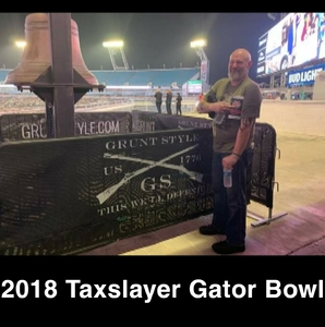 Michael attended 2018 Taxslayer Gator Bowl on Dec 31st 2018 via VetTix 