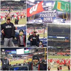 RAY attended 2018 Pinstripe Bowl on Dec 27th 2018 via VetTix 