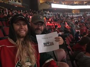 James attended Arizona Coyotes vs. New York Islanders - NHL on Dec 18th 2018 via VetTix 