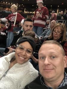 Brian attended Arizona Coyotes vs. New York Islanders - NHL on Dec 18th 2018 via VetTix 