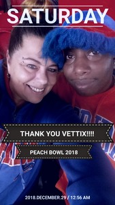 michelle attended 2018 Chick-fil-a Peach Bowl - Florida Gators vs. Michigan Wolverines - NCAA Football on Dec 29th 2018 via VetTix 