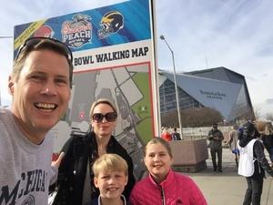 The Hasell Family attended 2018 Chick-fil-a Peach Bowl - Florida Gators vs. Michigan Wolverines - NCAA Football on Dec 29th 2018 via VetTix 