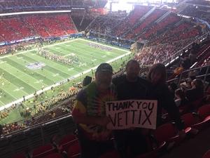 Randy attended 2018 Chick-fil-a Peach Bowl - Florida Gators vs. Michigan Wolverines - NCAA Football on Dec 29th 2018 via VetTix 