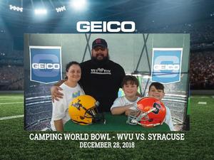Nina attended Camping World Bowl - Syracuse vs. West Virginia on Dec 28th 2018 via VetTix 