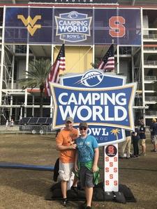 Michael attended Camping World Bowl - Syracuse vs. West Virginia on Dec 28th 2018 via VetTix 
