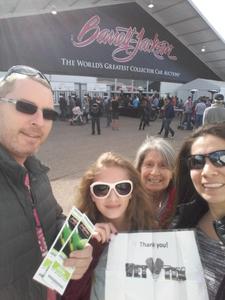 William attended 2019 Barrett Jackson - 1 Ticket is Good for 2 People - Family Value Day (kids 12 and Under Are Free) on Jan 12th 2019 via VetTix 