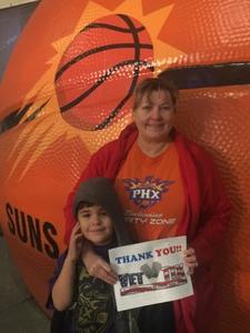 Melissa attended Phoenix Suns vs. Philadelphia 76ers - NBA on Jan 2nd 2019 via VetTix 