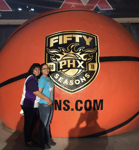 Mikaela attended Phoenix Suns vs. Philadelphia 76ers - NBA on Jan 2nd 2019 via VetTix 
