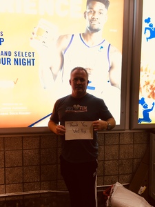 Robert attended Phoenix Suns vs. Philadelphia 76ers - NBA on Jan 2nd 2019 via VetTix 