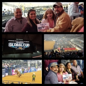 Juan attended Winstar World Casino and Resort PBR Global Cup USA - Saturday Only on Feb 9th 2019 via VetTix 
