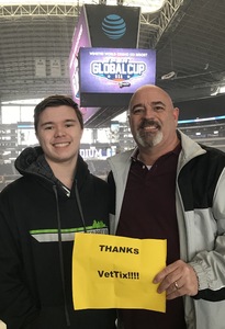 James attended Winstar World Casino and Resort PBR Global Cup USA - Sunday Only on Feb 10th 2019 via VetTix 