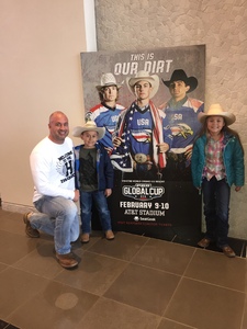 David attended Winstar World Casino and Resort PBR Global Cup USA - Sunday Only on Feb 10th 2019 via VetTix 