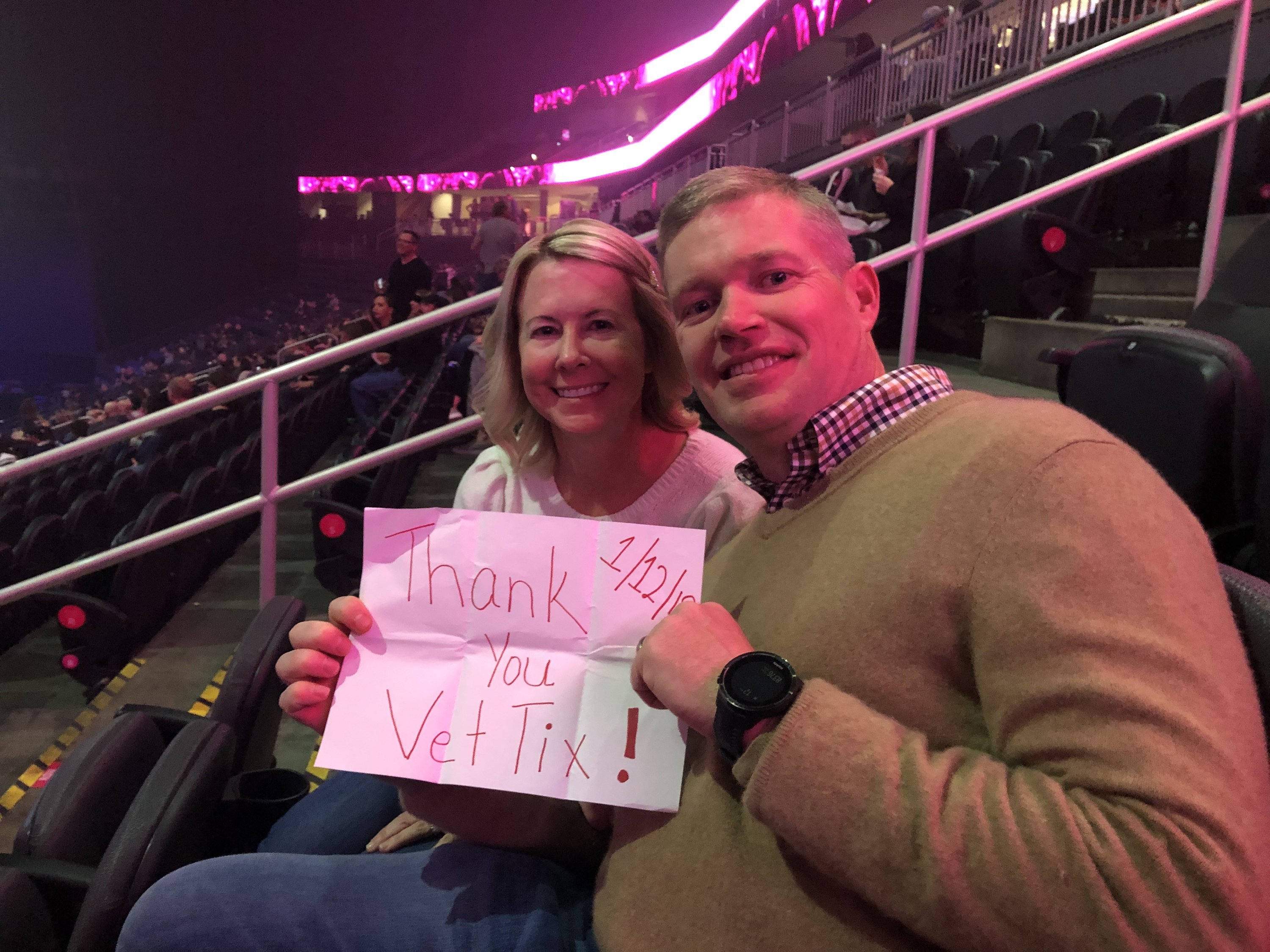 A Once-In-A-Lifetime Opportunity – Vet Tix Sends Two Members to