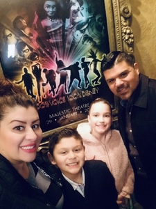 Moses attended Disney's Dcappella - Other on Jan 29th 2019 via VetTix 