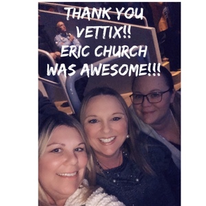 Jeffrey attended Eric Church Tickets- St. Louis on Jan 25th 2019 via VetTix 