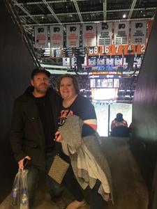Morgan attended Philadelphia Flyers vs. Winnipeg Jets - NHL on Jan 28th 2019 via VetTix 