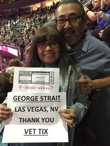 Andrew attended George Strait - Strait to Vegas on Feb 1st 2019 via VetTix 