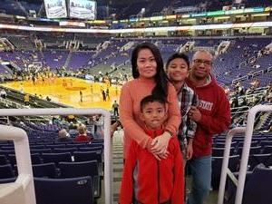 Tyrone attended Phoenix Suns vs. Atlanta Hawks - NBA on Feb 2nd 2019 via VetTix 