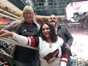Linda attended Arizona Coyotes vs. Columbus Blue Jackets - NHL on Feb 7th 2019 via VetTix 
