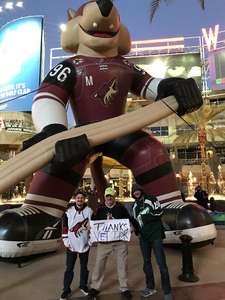 Joe attended Arizona Coyotes vs. Columbus Blue Jackets - NHL on Feb 7th 2019 via VetTix 