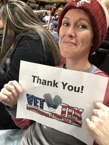 Kara attended Arizona Coyotes vs. Columbus Blue Jackets - NHL on Feb 7th 2019 via VetTix 